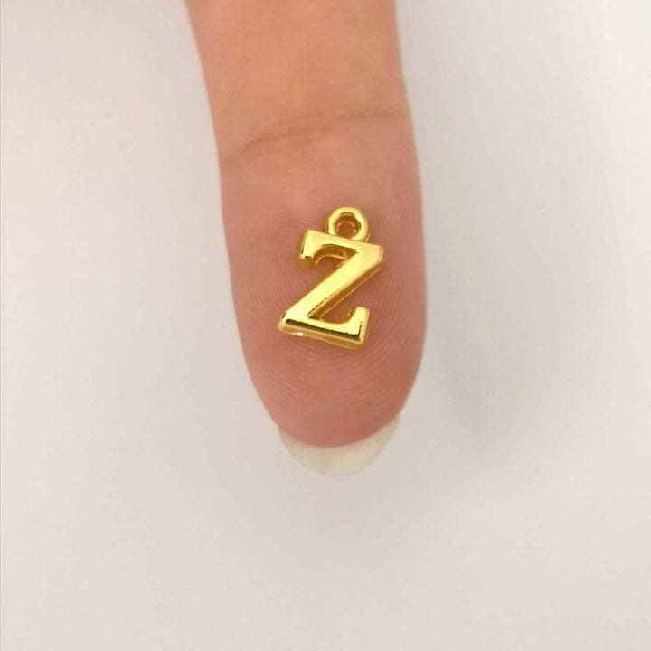 24Kt Gold Plated Brass Initial Charms